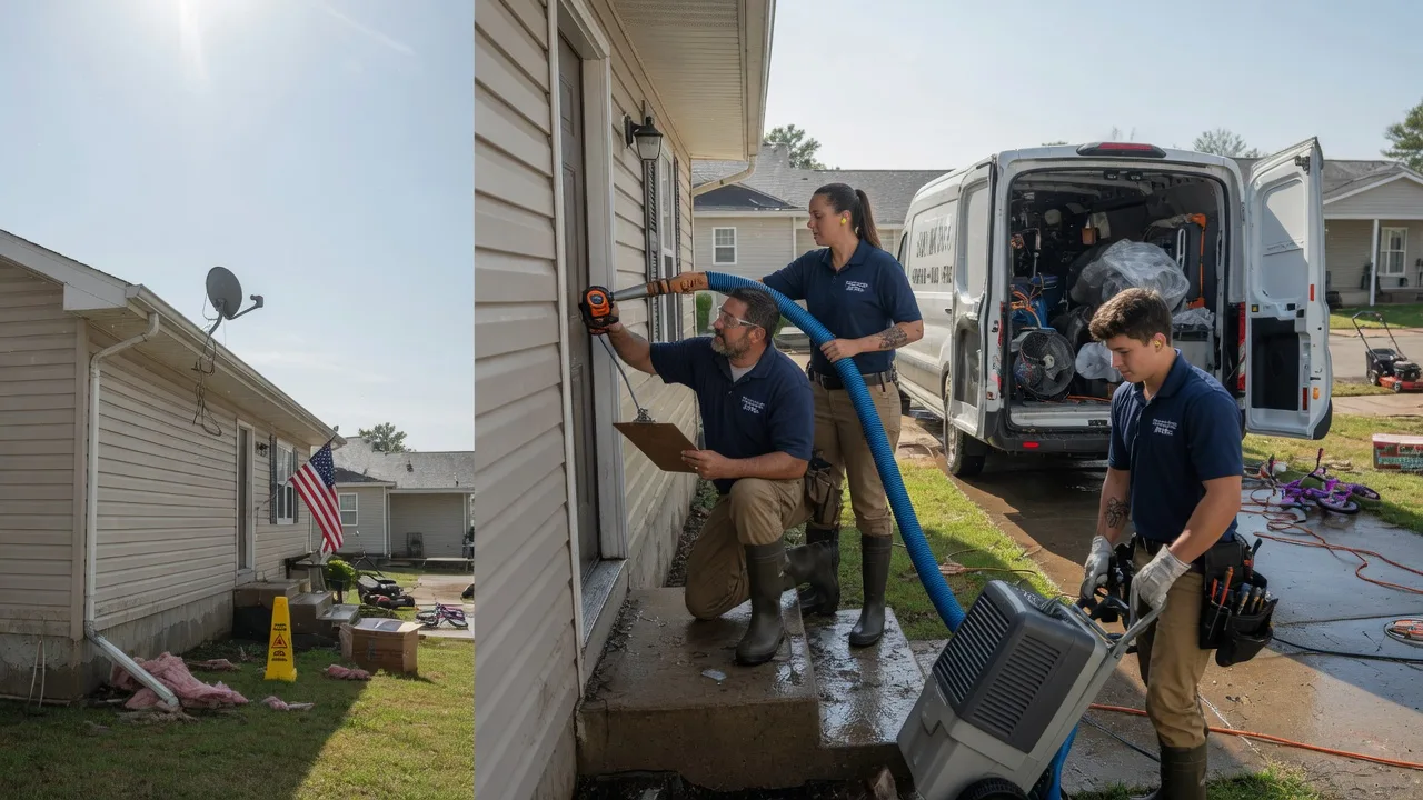 Ceiling Water Damage Restoration in Maurice, LA near me